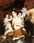 REYNOLDS, Sir Joshua Lady Cockburn and her Three Eldest Sons dy oil painting on canvas